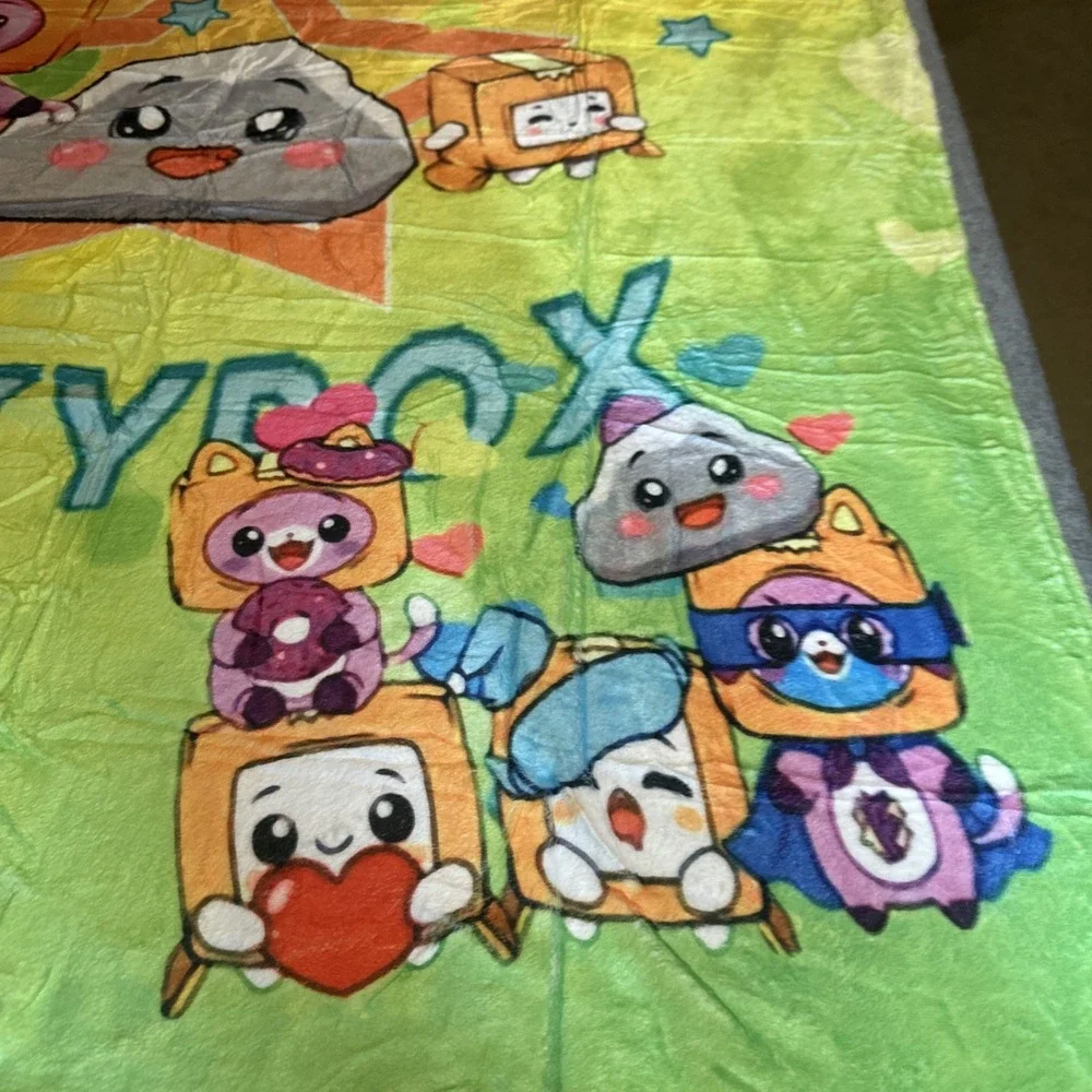 Lanky box Boxy Fleece Soft Blanket 50